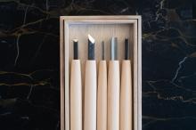 Set of 5 in a wooden box