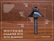 Chamfer Router Bits by Whiteside