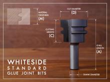 Whiteside Glue Joint Router Bits