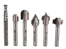 Whiteside 6 pc Lettering Set of CNC Router Bits