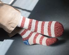Flag Socks by Kapital