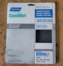 Norton SandWet Waterproof Sandpaper