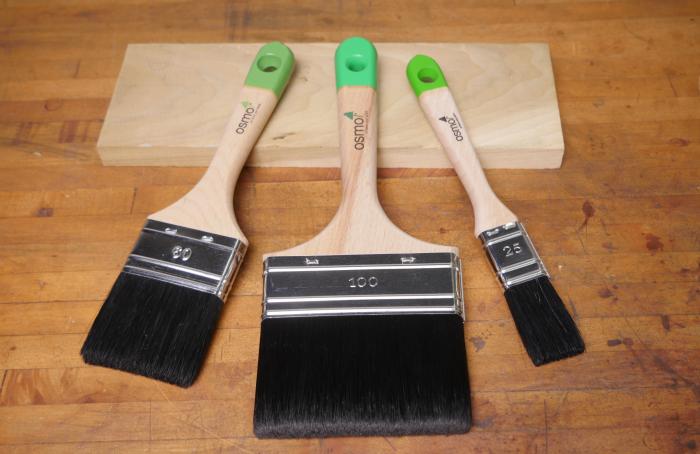 Osmo Natural Bristle Hand Brushes