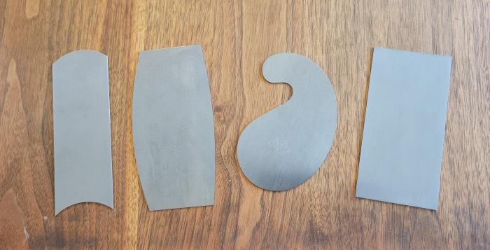 Lynx Shaped Cabinet Scraper Set - 4 Pieces